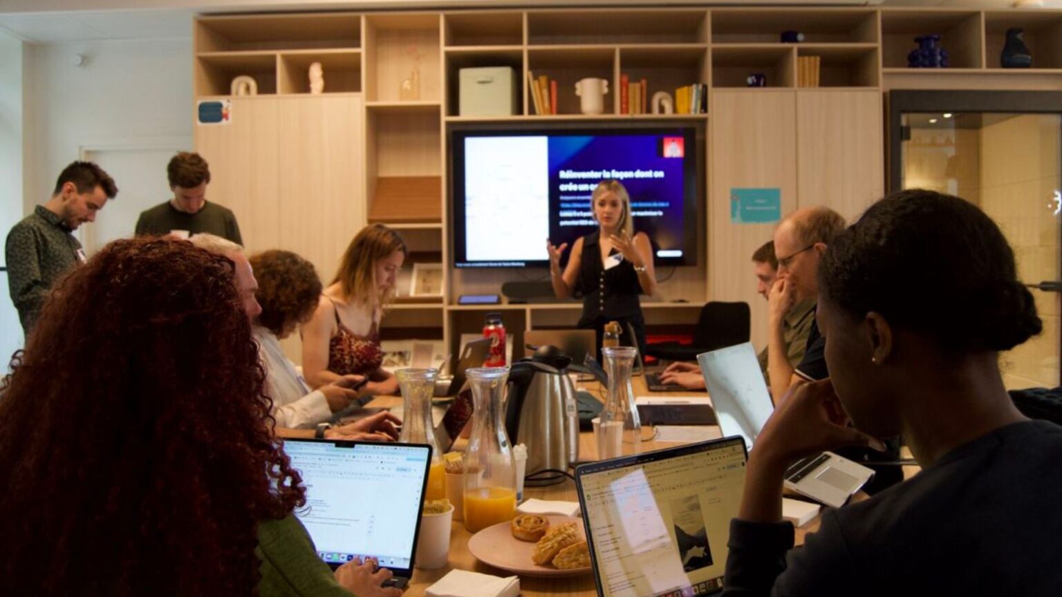 Formation GEO en salle avec les participants