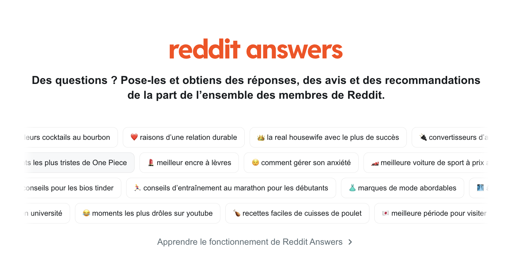 reddit answers