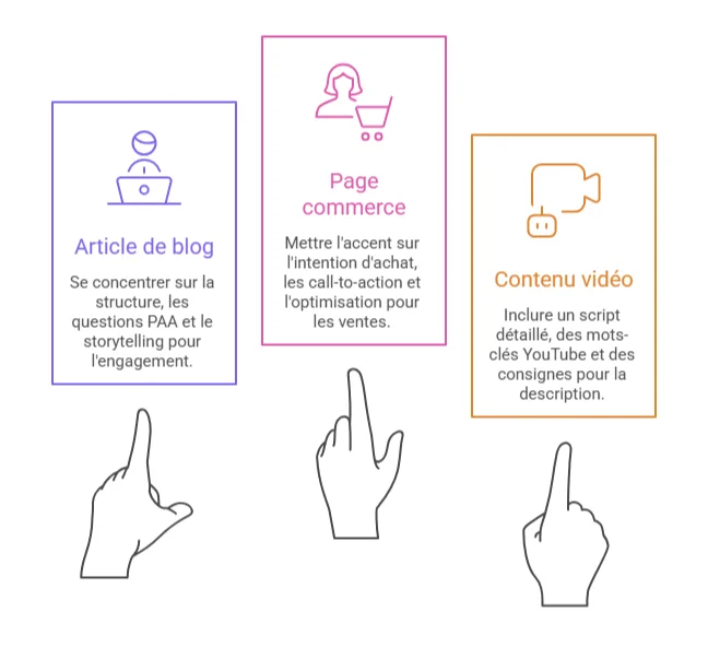 Comment adapter son brief en fonction du type de contenu ?