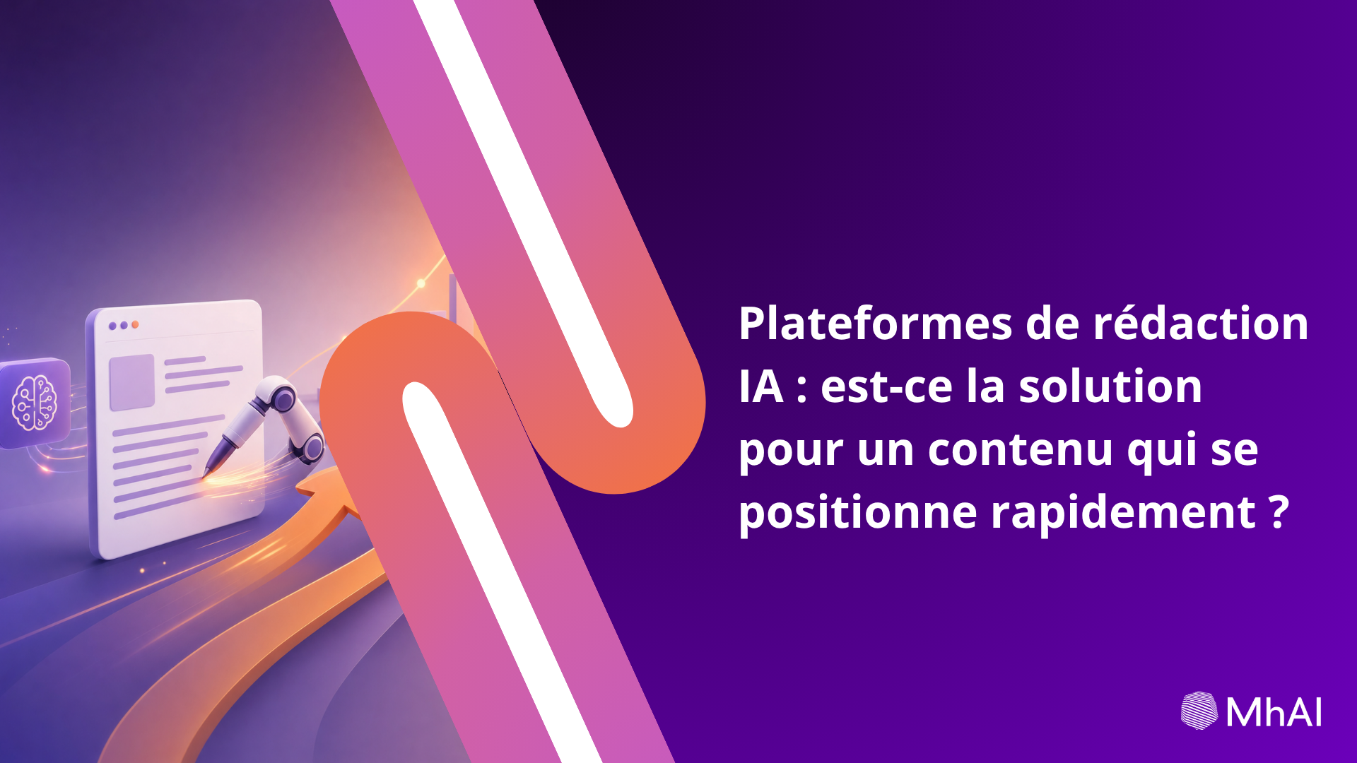 Plateformes de rédaction IA : est-ce la solution pour un contenu qui se positionne rapidement  ? 